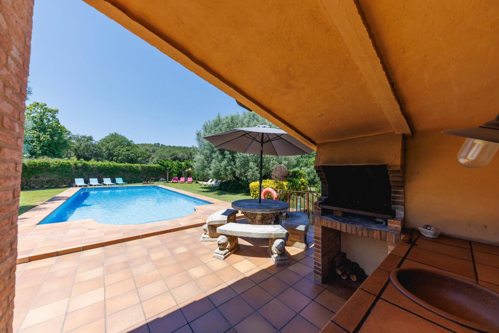 لا بيسبال Turisme Rural - Mas Vila - Monells المظهر الخارجي الصورة